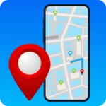 phone location tracker via gps android application logo